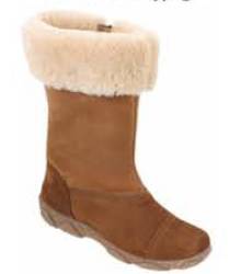 Rohde winterfeste Stiefel mit kriffiger Profilsohle und trendigem Fellkragen Rohde winterfeste Stiefel mit kriffiger Profilsohle und trendigem Fellkragen